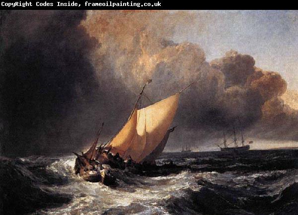 Joseph Mallord William Turner Dutch Boats in a Gale